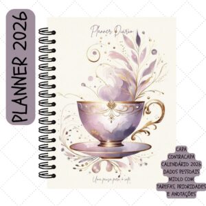 Pausa para um Café Planner 2026