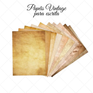 Papéis Vintage para Scrapbooking