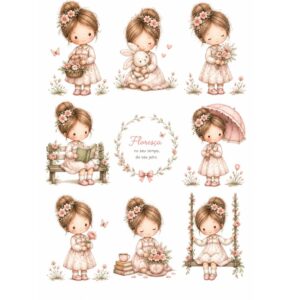 Floresça – Soft Floral Printable Sticker Collection