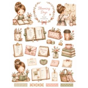 Blooming Days – Planner Printable Set