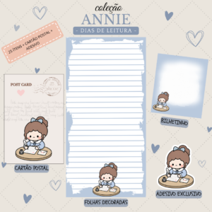 Coleção Annie - Dias de Leitura (Azul)