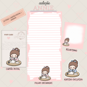 Coleção Annie - Dias de Leitura (Rosa)